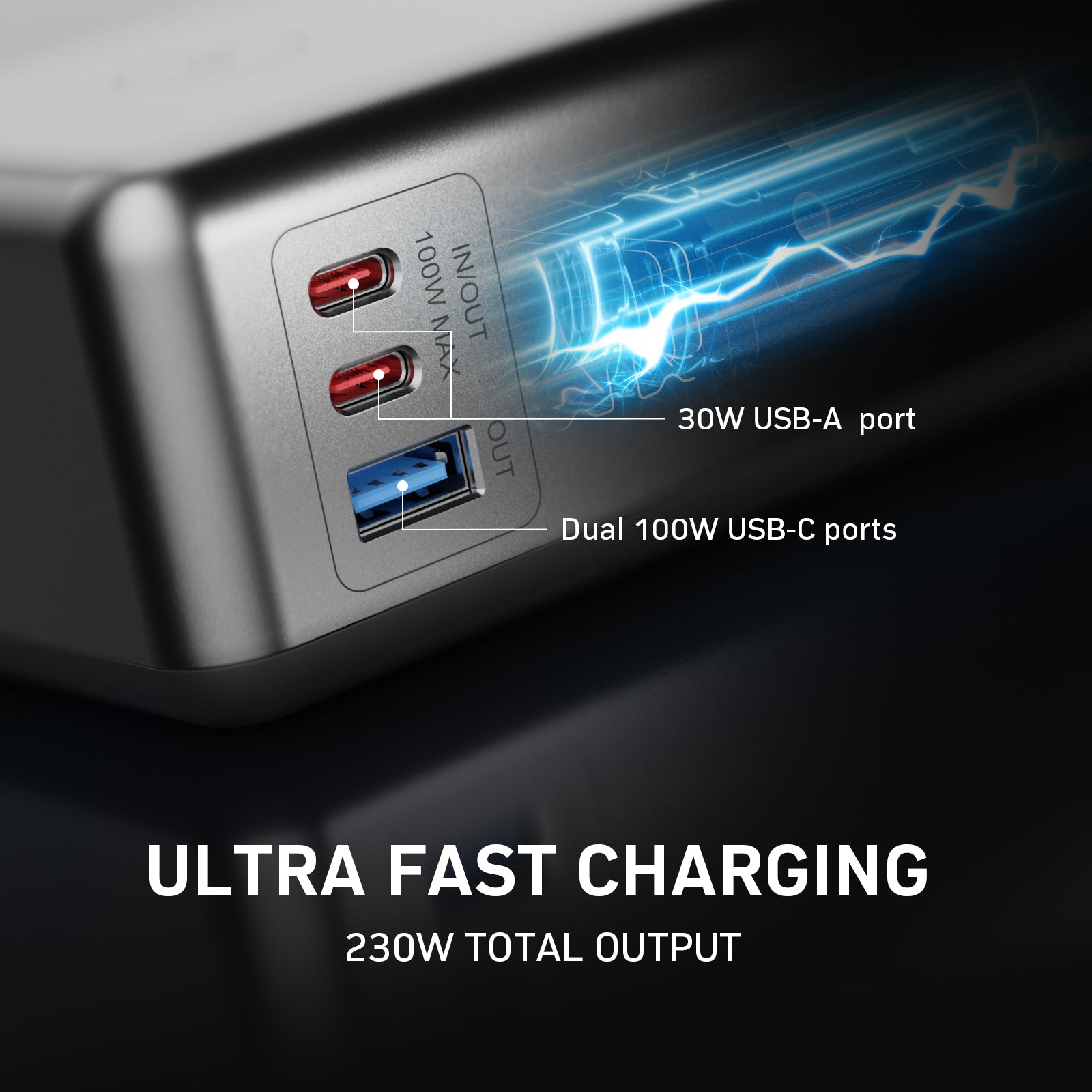 Denvix ThunderX 1000A UltraSafe Jump Starter, fit all household cars, SUVs and Trucks, 36000mAh Power Bank Super Safe High-rate full-tab battery, 230W Output,Portable Jump Starter, Power Bank, Jumper Cables, LED light