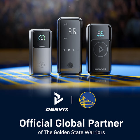 Denvix Tire Inflator Deluxe Package, 2X Faster, 15000mAh, 45W Fast Charging