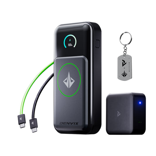 DENVIX PowerX Power Bank Deluxe Package Jimmy Butler Edition, 250W 4-in-1 25,000mAh Laptop Portable Charger (91.25Wh) with Magnetic Wireless Charging for iPhone, Samsung, MacBook, DJI, AirPods and More